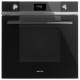 Four Electronique Smeg Elite Multifonction Pyrolyse Design Noir Inox