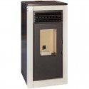 Pelletkachel Escalor de 12Kw White Pearl Frida