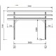 Carport de Madeira 18m2 com Teto Habrita