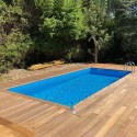 Piscina Madera Ubbink Linea 500x1100 H140cm Liner Arena Beige