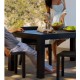 Ensemble table et 4 chaises Jut Vondom Blanc