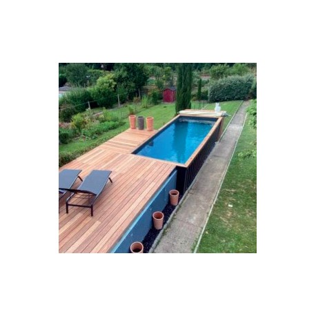 Piscina In acciaio inox CosyPool 350x600 H150 rettangolo