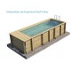 Piscine Pool'N Box en Bois 620x250xH133 BWT myPool