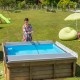 Piscine Bois pour enfant Pistoche 2 x 2m