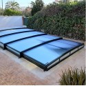 Cerramiento de Piscina Baja Telescópica Tapia listo para instalar para piscina 900 x 450