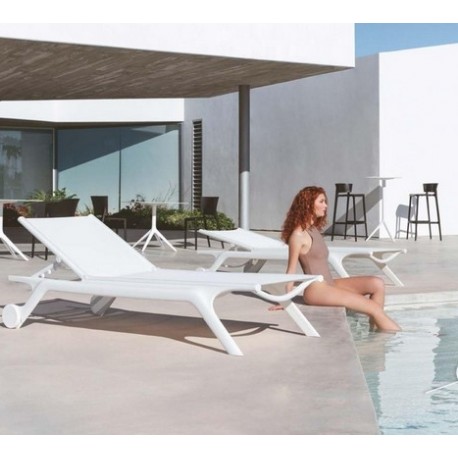 Set van 4 Ligstoelen Spritz Vondom zonnebaden