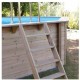 Piscina Legno Acqua Sole 490x300 H120cm Fodera Blu Ubbink