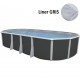 Piscina fuori terra TOI Ibiza Oval 915x457x132 con kit completo Antracite