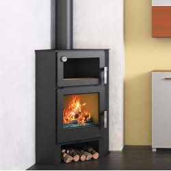 Bronpi Lerma 9kW fogão de canto a lenha com forno