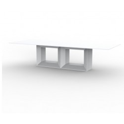 Mesa de comedor Vela XL Vondom 300x120xH72 Blanco