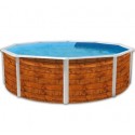 Piscina fuori terra TOI Etnica round 460xH120 con kit completo