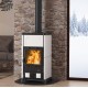 Fogão a lenha Nordica Extraflame Fedora 8.3kW White Infinty