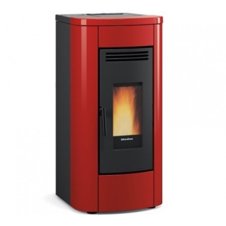 Poêle à granulés ventilé La Nordica Extraflame Klaudia 8kW Bordeaux