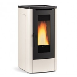 Pelletofen La Nordica Extraflame Dahiana VFS 10 kW belüftet Elfenbein