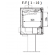 Estufa de leña Ferlux Enya 80 pie central 9,6 kW