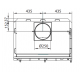 Barbacoa de horno de acero empotrable Ferlux Pratic 80 con puertas de cristal