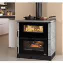 Cuisinière à bois La Nordica Verona XXL Petra 7kW pierre naturelle