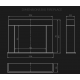 SIMPLEfire Portal1 Bioethanol-Kamin weiß mit 1 Fenster