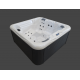 Veryspas Veryspas Spa 5 posti Plug & Play Roma 31 getti L200xP200xH93