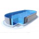 Azuro Ibiza Oval Pool 350x700 H135 mit Sandfilter