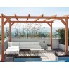 Vrijstaande houten pergola Sitges 400x300cm 12m2