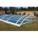 Abri de Piscine Bas Lanzarote Abrisol amovible 7.66x4.7m