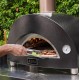 Moderno 1 Alfa Forni Pizza Oven with Antique Red Wood