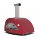 Moderno 3 Alfa Forni Pizza Oven met Antiek Rood Hout