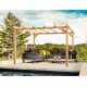 Linares freistehende Pergola aus Holz 6x4m 24m2