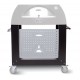 Base Alfa Cart para Moderno 3 Forno de Pizza sobre Rodas Preto