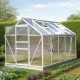 Habrita Aluminium Garden Greenhouse 5.90m2