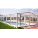 Abri sol Columbrette High Pool Enclosure Fixed Veranda 10x5m