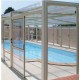 Abri sol Columbrette Copertura per piscina alta Veranda fissa 10x5m