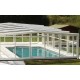 Abri sol Columbrette High Pool Enclosure Fixed Veranda 10x5m