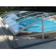 Abri de Piscine mi-haut télescopique Imperial 12.78X6 Abrilios