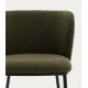 Set of 2 Green and Black Metal Terry Chairs Elia VeryForma