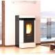 La Nordica Extraflame Lucia 12 kW Estufa de Pellets Ventilada Taupe