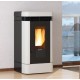 Estufa de pellets La Nordica Extraflame Dahiana VFS 10 kW ventilada Marfil