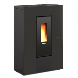 La Nordica Extraflame Luisella 5kW Fogão a Pellets Ventilado Estreito Borgonha