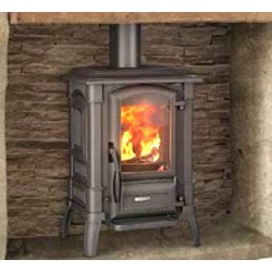 Nordica Extraflame Fedora 8.3kW Steel Wood Stove Black