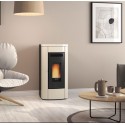 La Nordica Extraflame Klaudia 8kW Ivory Ducted Pellet Stove