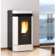 Salamandra a pellets Lucia Plus 12 kW La Nordica Extraflame Branco