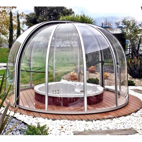 Sfero Abrilios Round Sliding Enclosure 5,74m Transparent