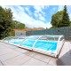 Abri de Piscine Zen bas Abrilios Télescopique pour piscine 600x300